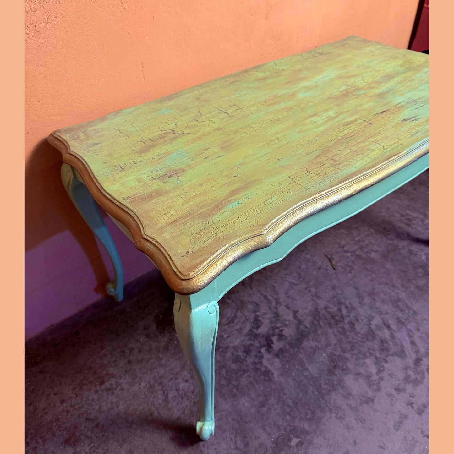 Green & Gold table