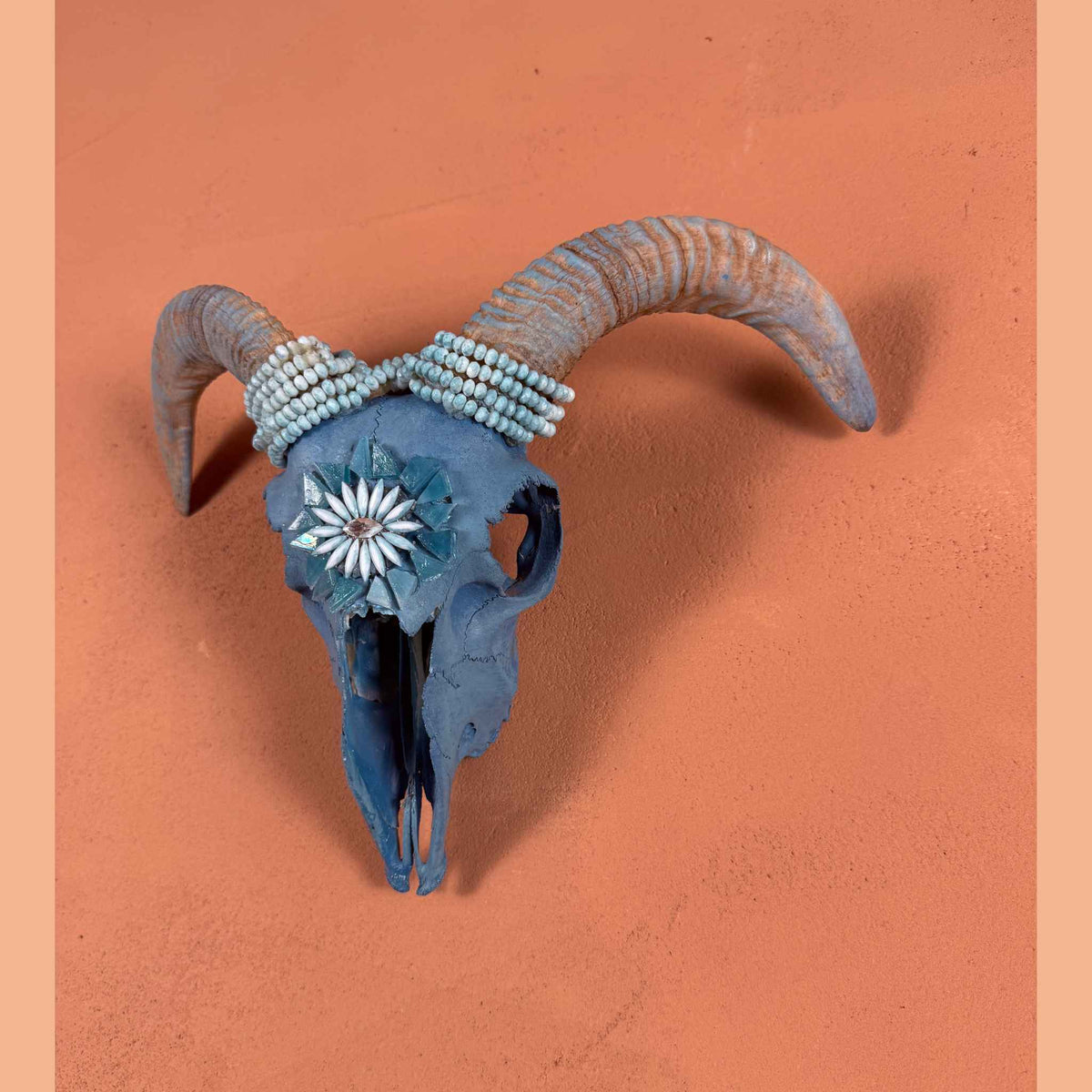 Turquoise skull