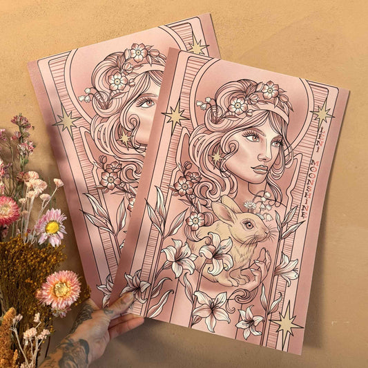 Éostre spring godess Print