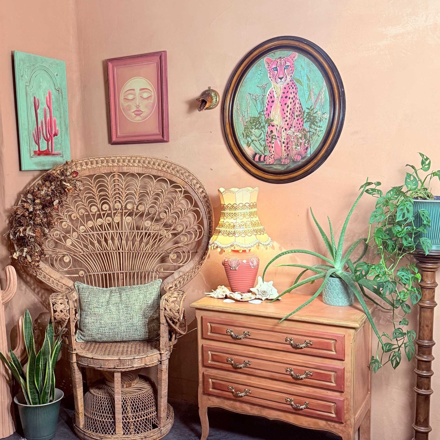 Mermaid lamp