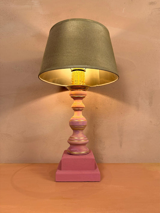 Pink Gold Lamp