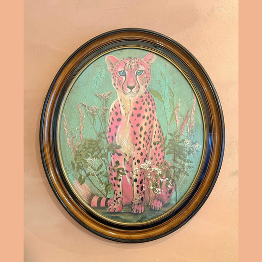 Pink panther & dried flowers