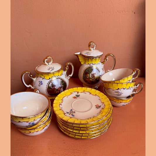 Vintage porcelain 14-piece set